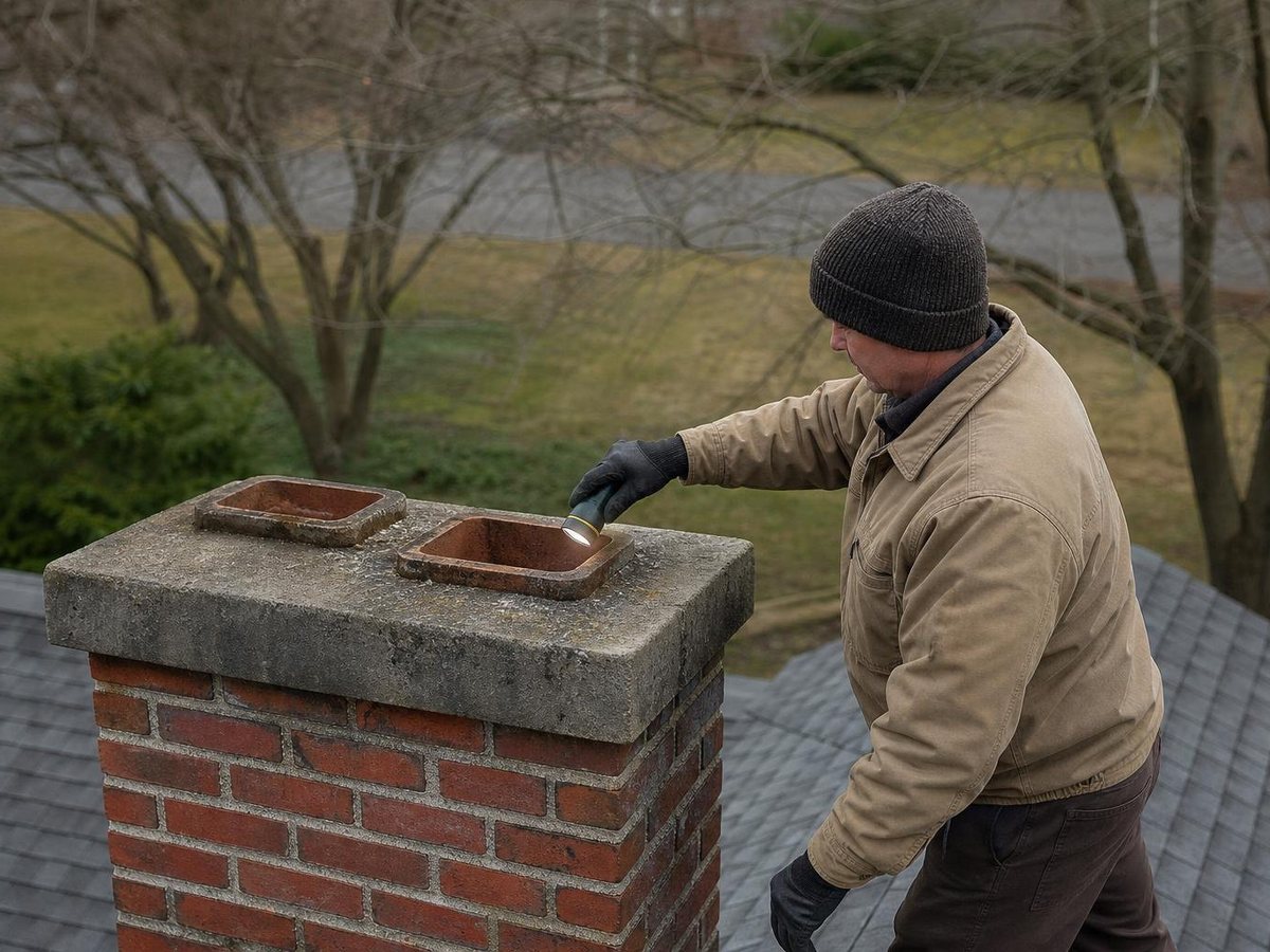 Rudder Chimney Cleaning work in Easthampton